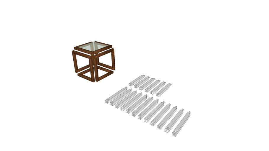 Infinity cube table чертеж