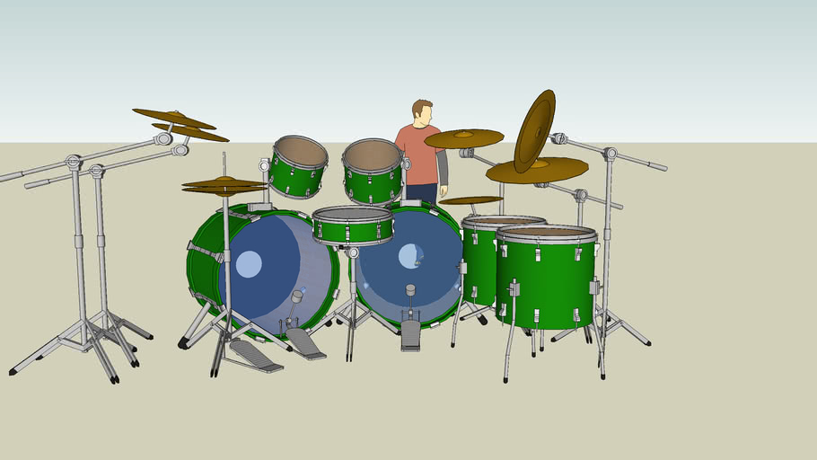 Metallica drum kit (PLEASE RATE) 3D Warehouse