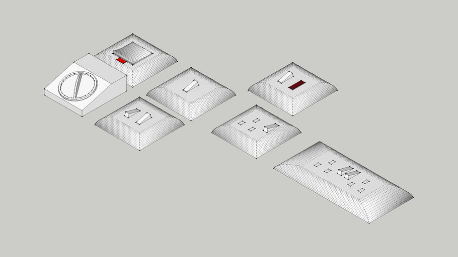 Switches and sockets British standard 3D Warehouse
