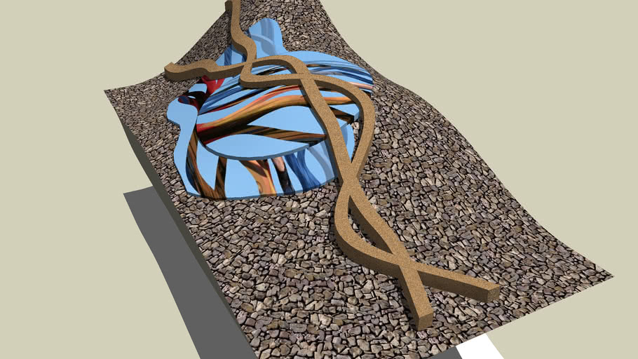 Layered Curved Objects on a TIN 3D Warehouse