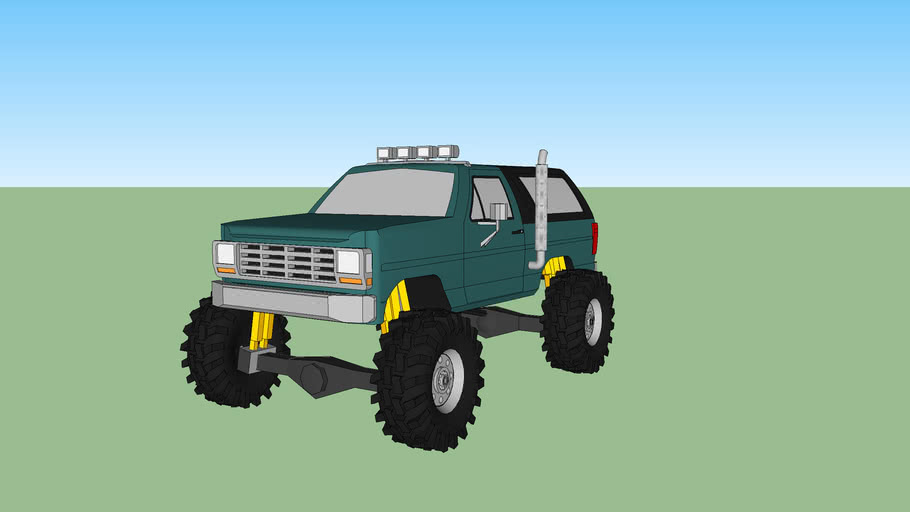 custom 1985 ford bronco 3d warehouse 3d warehouse sketchup