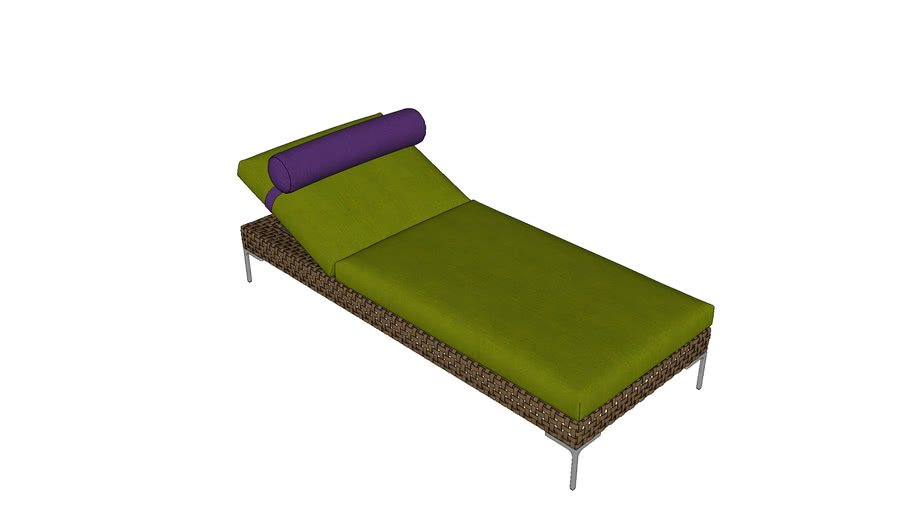 B B Charles Chaise Lounge | 3D Warehouse