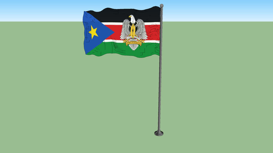 Flag of the President of South Sudan 3D Warehouse