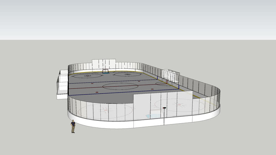 Regulation Hockey Rink 3D Warehouse