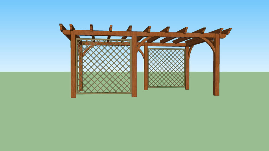 pergola basica 3D Warehouse