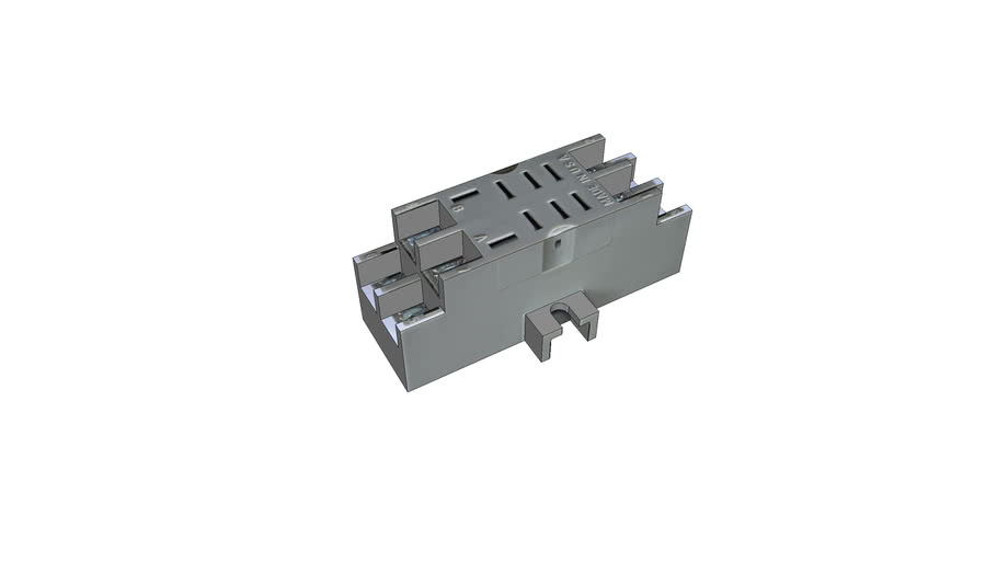 TYCO 27E487 Relay Socket 3D Warehouse