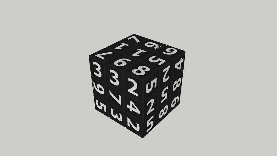 3d sudoku cube
