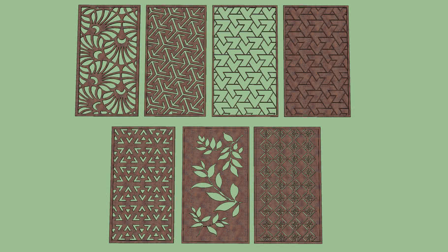 laser panel 3D Warehouse