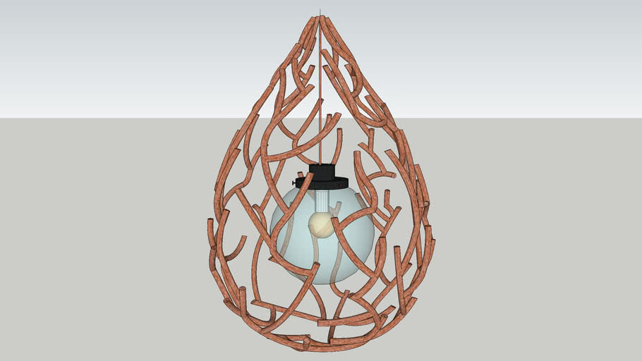 water drop lamp sculpture 3D Warehouse