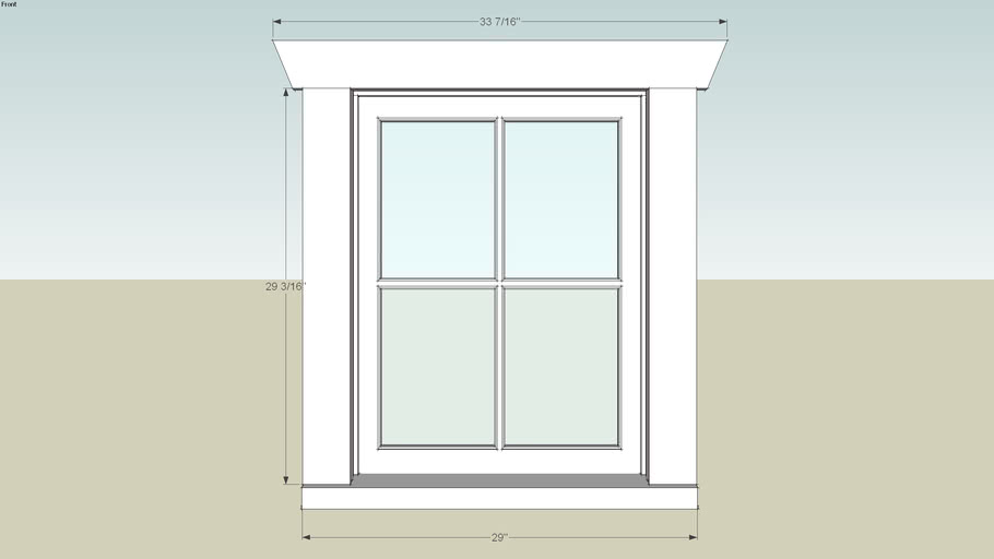 Barn Sash Casement 22 x 29 Northview 3D Warehouse