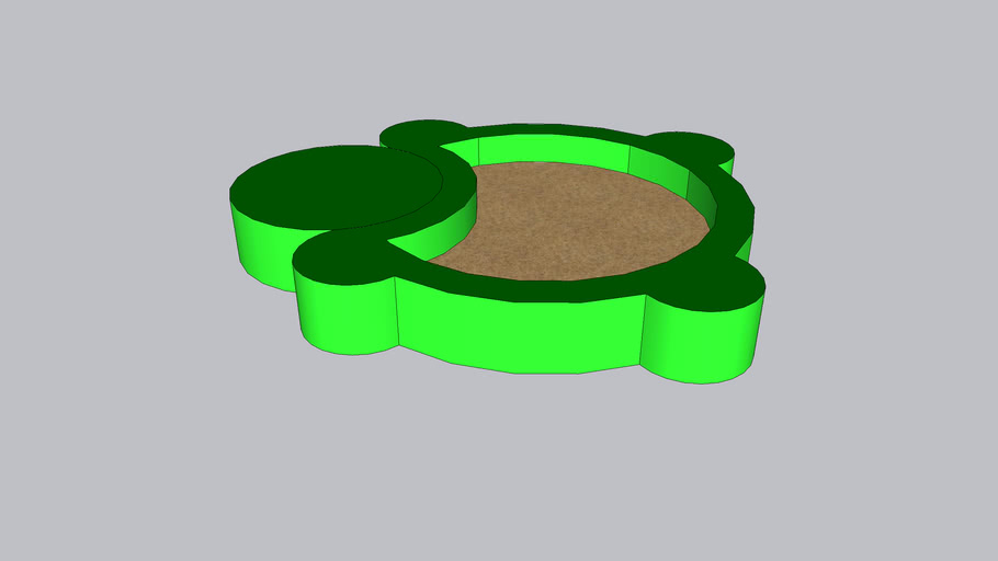 turtle sandbox with cover