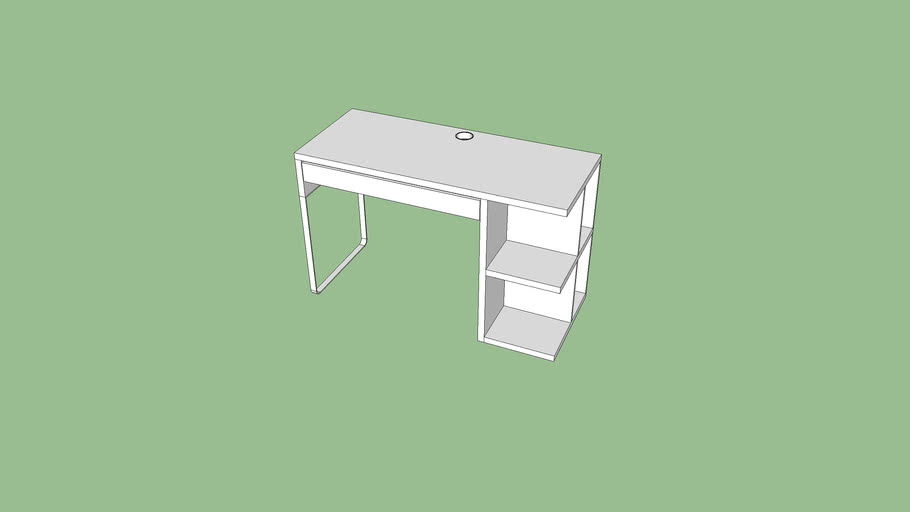 Ikea Micke Desk With Integrated Storage, Ikea Desk Dimensions Micke