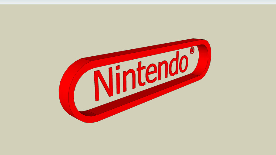 3d Nintendo Logo 3d Warehouse