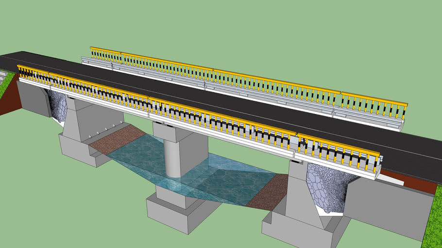 Concrete bridge 3D Warehouse