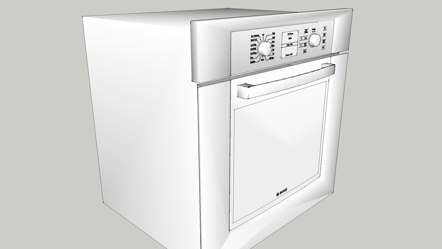 Bosch 30' Single Wall Oven 3D Warehouse