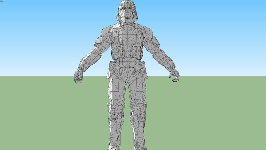 Halo 3 ODST character model