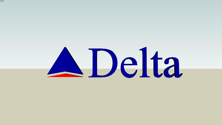 Delta Airlines Logo 3d Warehouse
