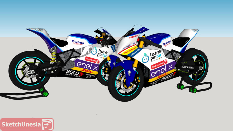 Moto E Indonesian Electrica Racing Team 3d Warehouse