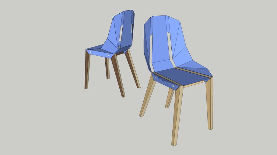 DIAGO chair by Tabanda - pastel blue 