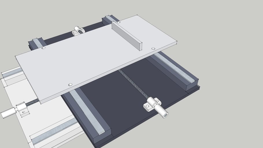 XY table for DIY CNC 3D Warehouse