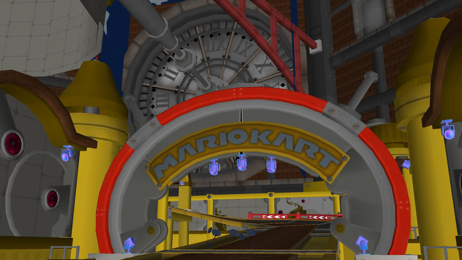 Ds Tick Tock Clock Mario Kart 8 3d Warehouse