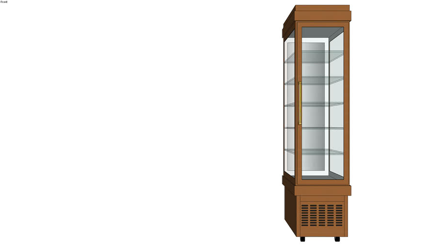 visueel Scheur Verschrikkelijk IMDEX vitrine refrigeree 3F M0,75 460x640 RAL 8001 | 3D Warehouse