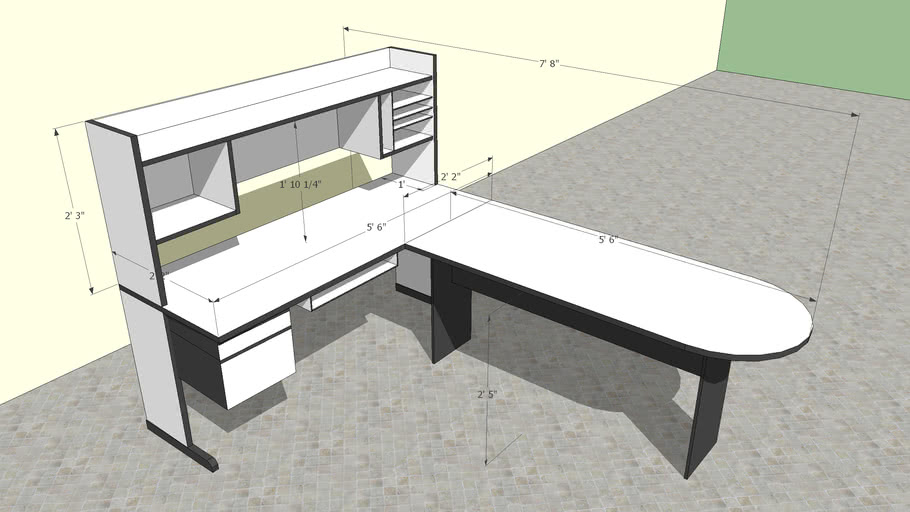 Costco Desk 3d Warehouse