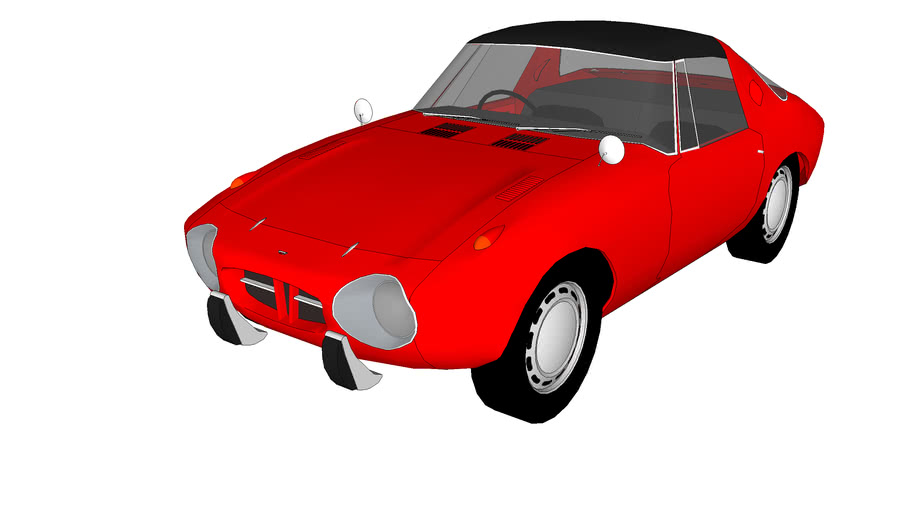 1967 Toyota Sports 800 3d Warehouse