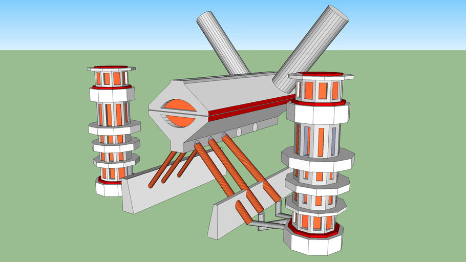 Star Trek Warp Drive System Model