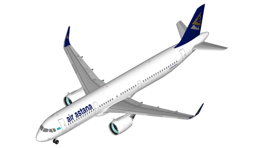 Airbus a321 air astana схема салона