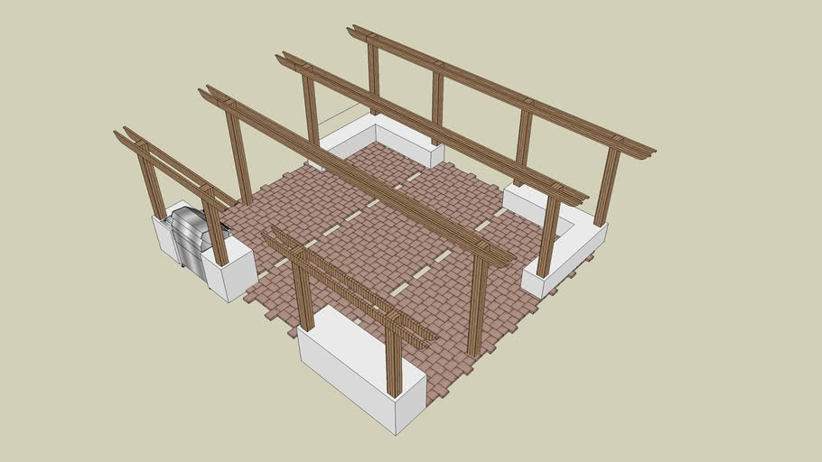 patio 3D Warehouse