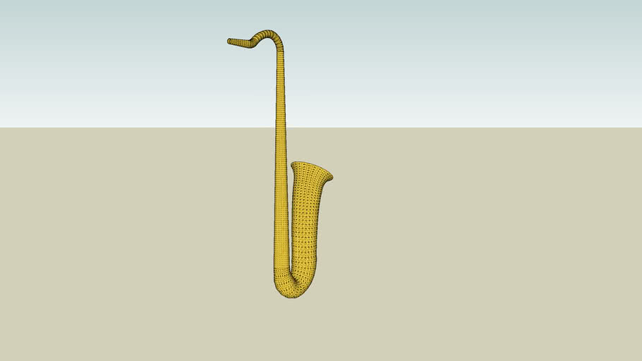 Saxophone body with tutorial 3D Warehouse