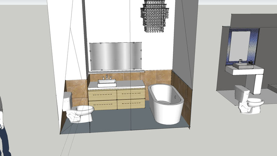 small bathroom test | 3D Warehouse