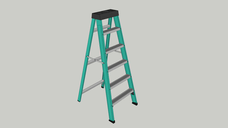 6' Step Ladder 3D Warehouse