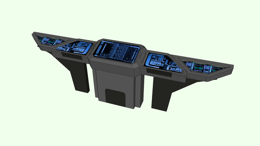 Star Trek Console 3d Warehouse