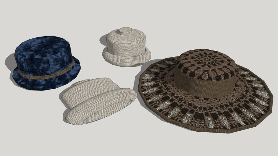 cap, hat, шапка, шляпа 3D Warehouse