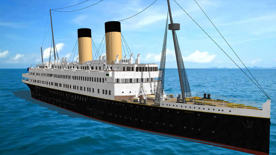 Ocean Liner with Interior 3D Warehouse
