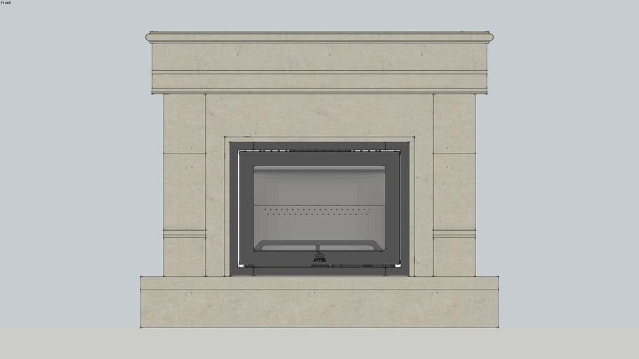 Fireplace with Mantel | 3D Warehouse