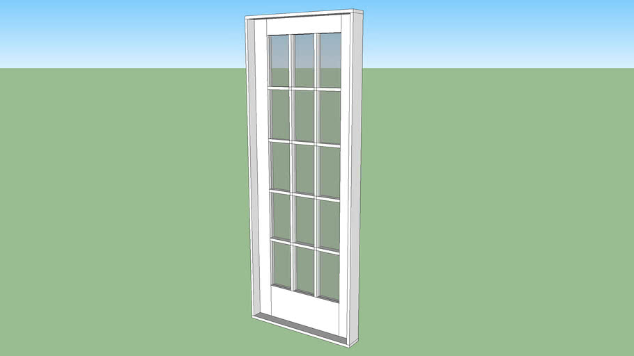 multi-light door | 3D Warehouse