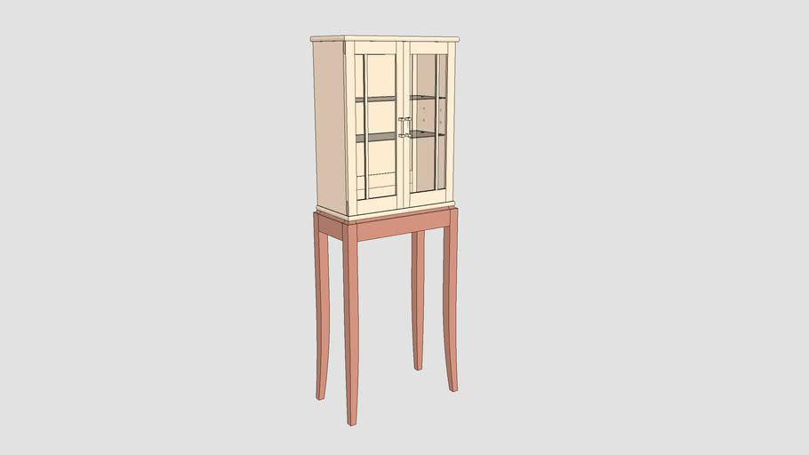 Krenov Inspired Display Cabinet 3d Warehouse