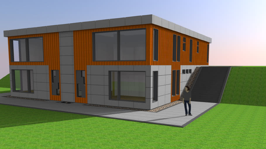 Quad house 3D Warehouse