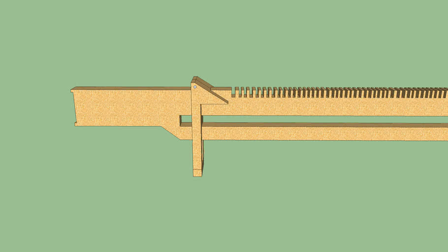 Rubber Band Machine gun 3D Warehouse