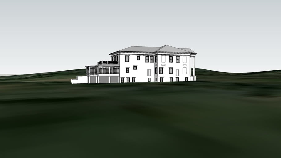 Birdwood Mansion Porch 3D Warehouse