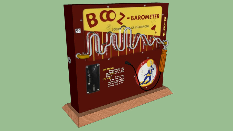 Booz Barometer Arcade Game 3D Warehouse