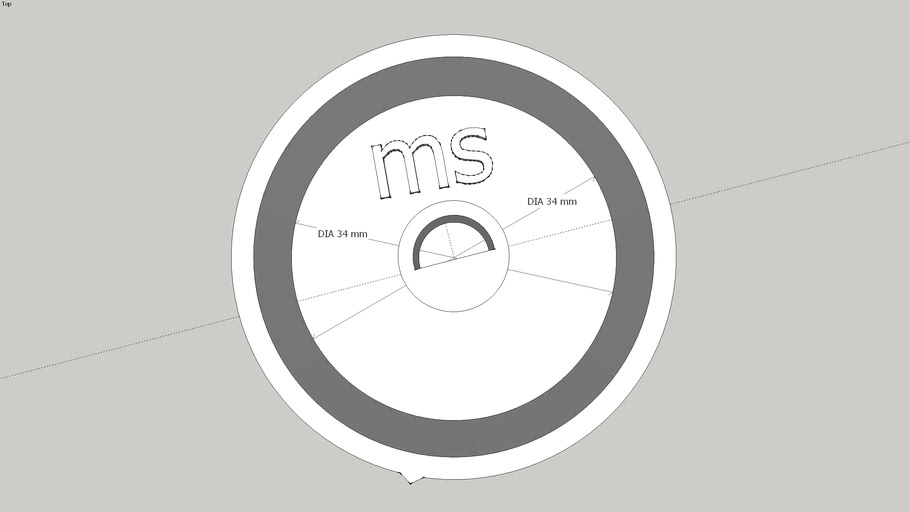 Leviton Rotary Dimmer Knob DShaped Stem 3D Warehouse