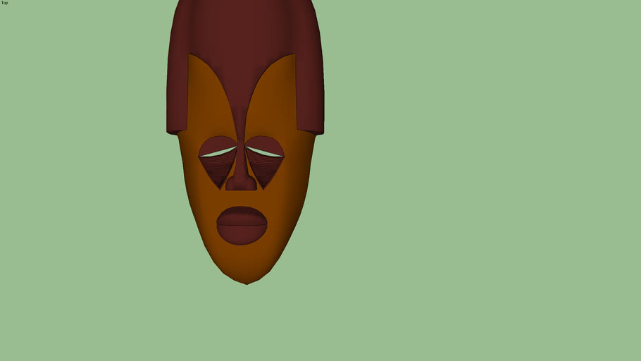 african mask 3D Warehouse