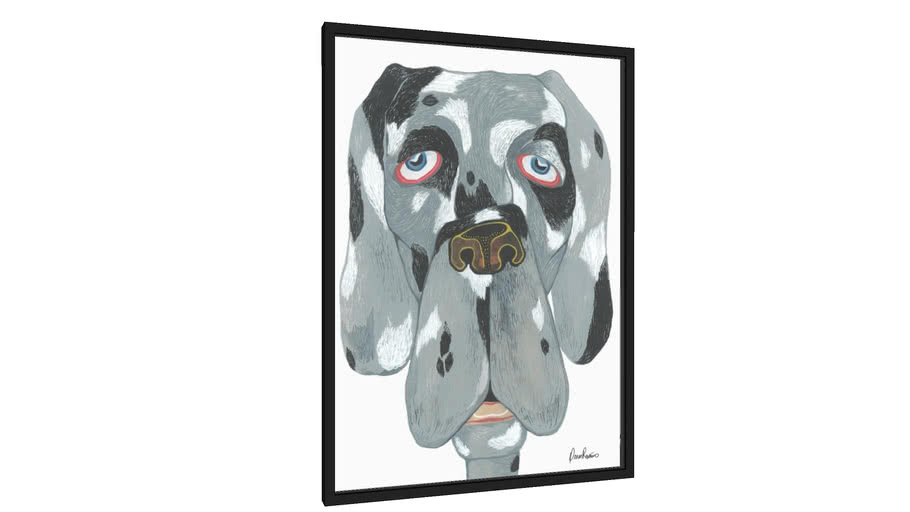 Quadro Dog Alemão - Galeria9, por Omar Rosario