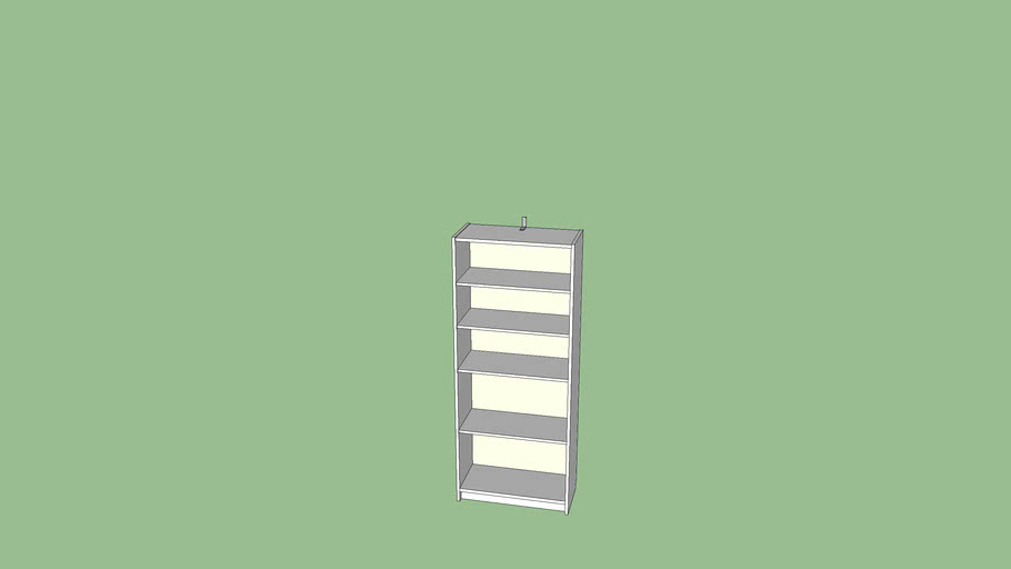 Ikea Billy Bookcase White 3d Warehouse