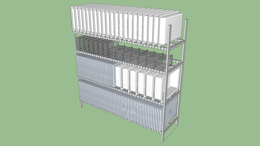 PAN STORAGE RACK B | 3D Warehouse