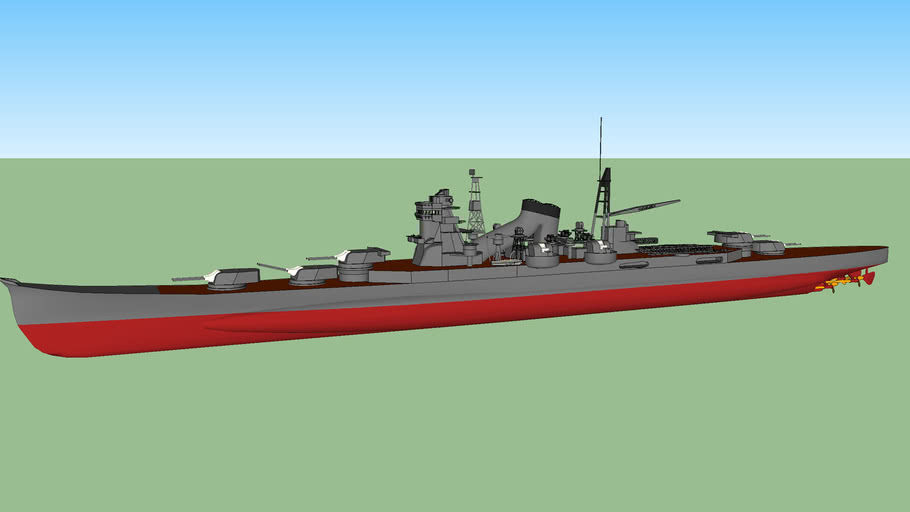 Ijn Suzuya 重巡洋艦鈴谷 3d Warehouse